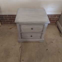 Grey Nightstand 