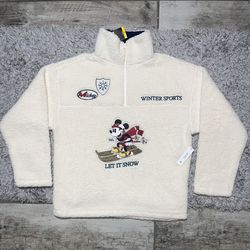 Disney Mickey Mouse Sherpa Quarter-Zip Pullover
