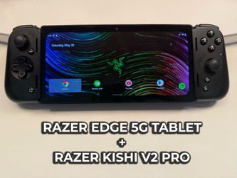Razer Edge 5G Gaming 7" Tablet w/ Razer Kishi V2 Pro Controller