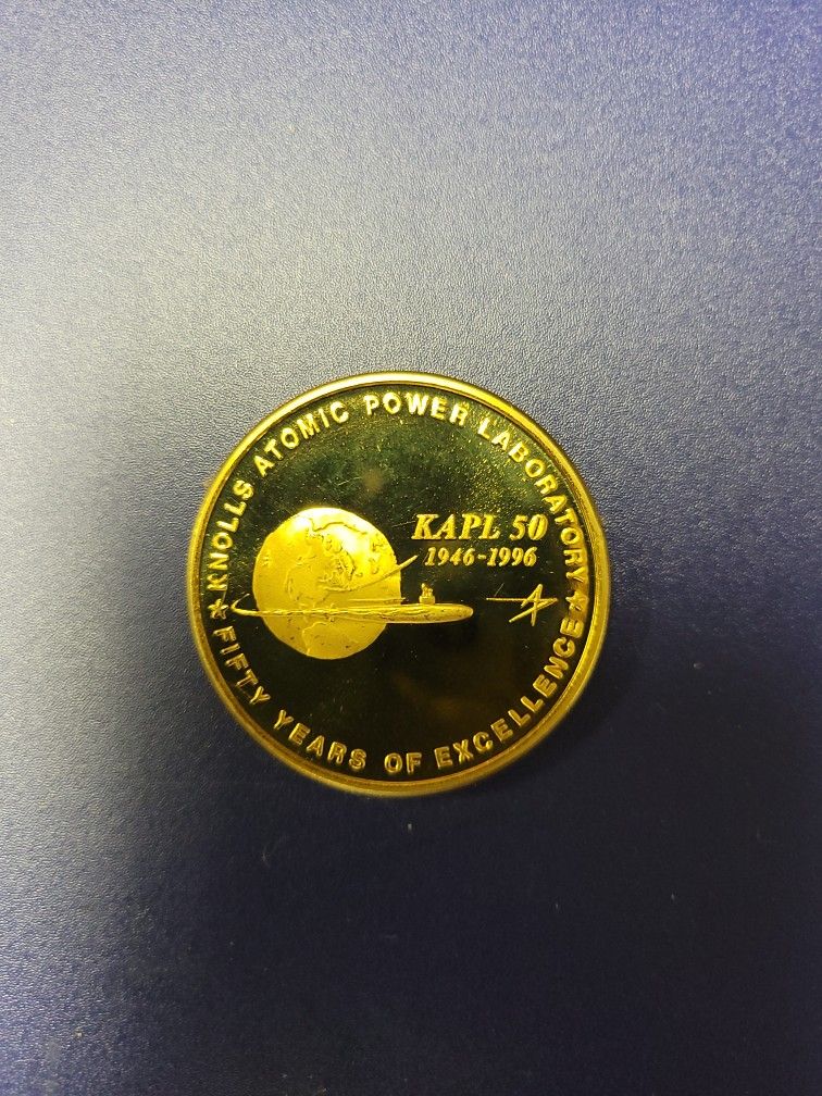 50th Anniversary Coin Knolls Atomic Power Lab