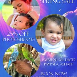 25% Off Photoshoots