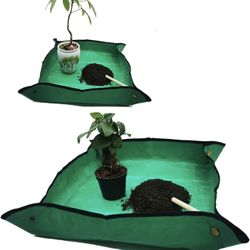 WATERPROOF FOLDABLE PLANT REPOTTING MAT FOR INDOOR GARDENING 