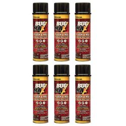 x6 Bugmax Flush & Kill Insect Killer - 16-oz Aerosol Cans *BRAND NEW*