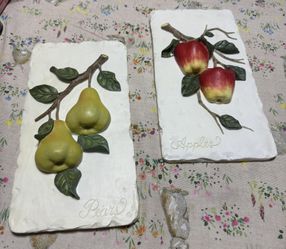 Born Style 3D Resin Fruit Apple Pear
