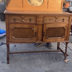 Antique Circa 1870  90s Buffet Sideboard 