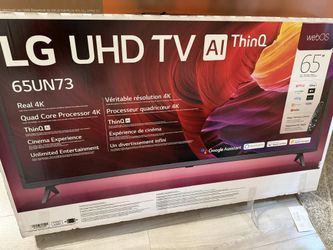LG 65” TV 4K THINQ UHD 