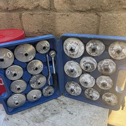 Oil filter removal set