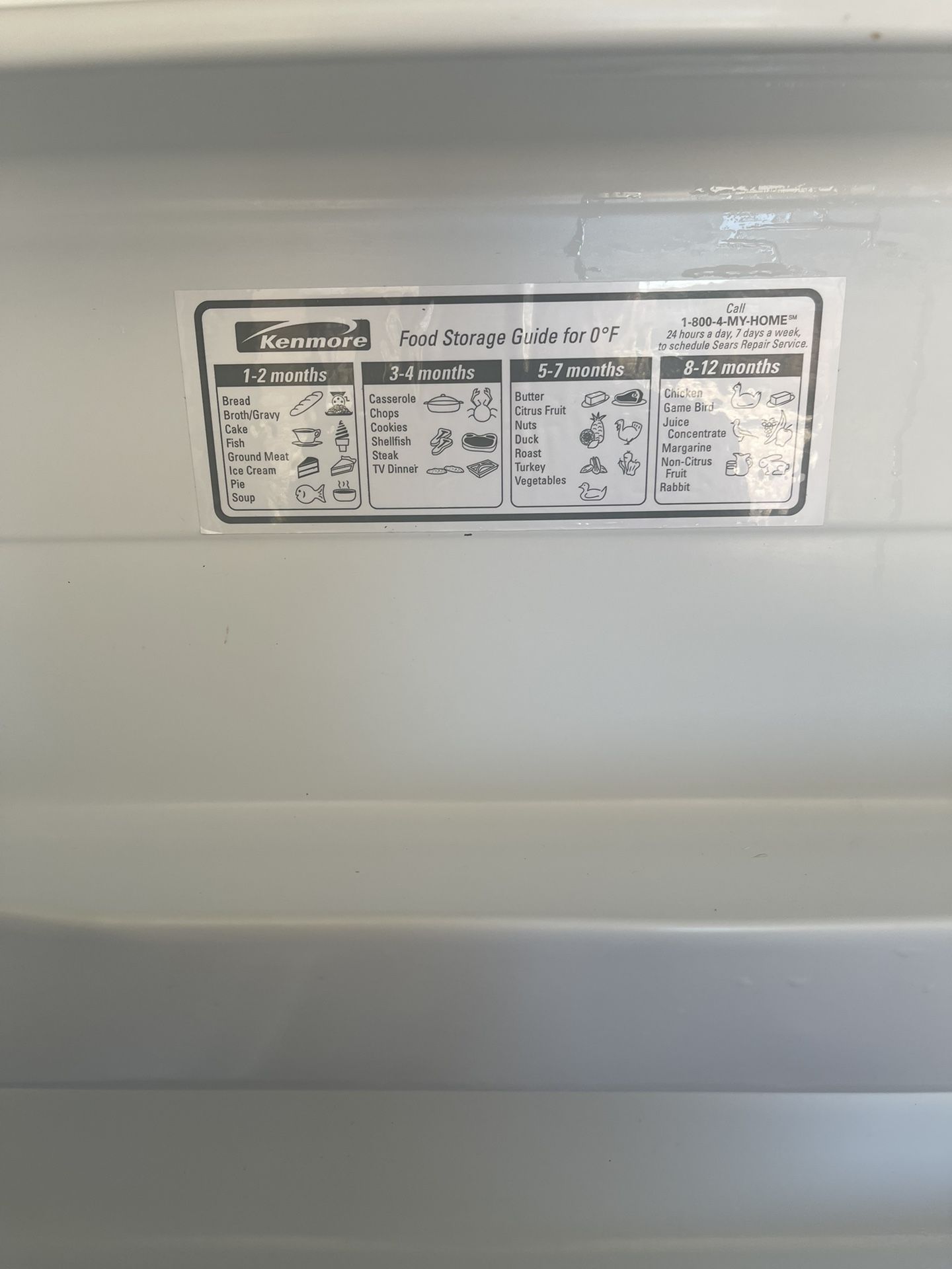 Kenmore Freezer