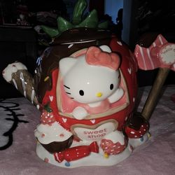 Hello Kitty Valentines Bluesky Teapot