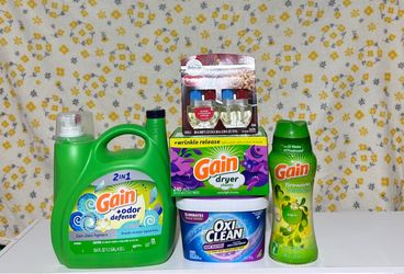 Gain Laundry Bundle with OxiClean and Febreze all for just $45.00 that’s a savings of $12.00 compare to regular retail price !