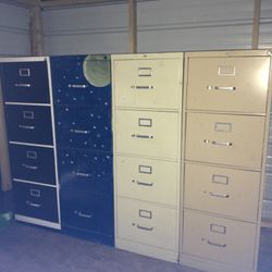 4 Drawer File Cabinets