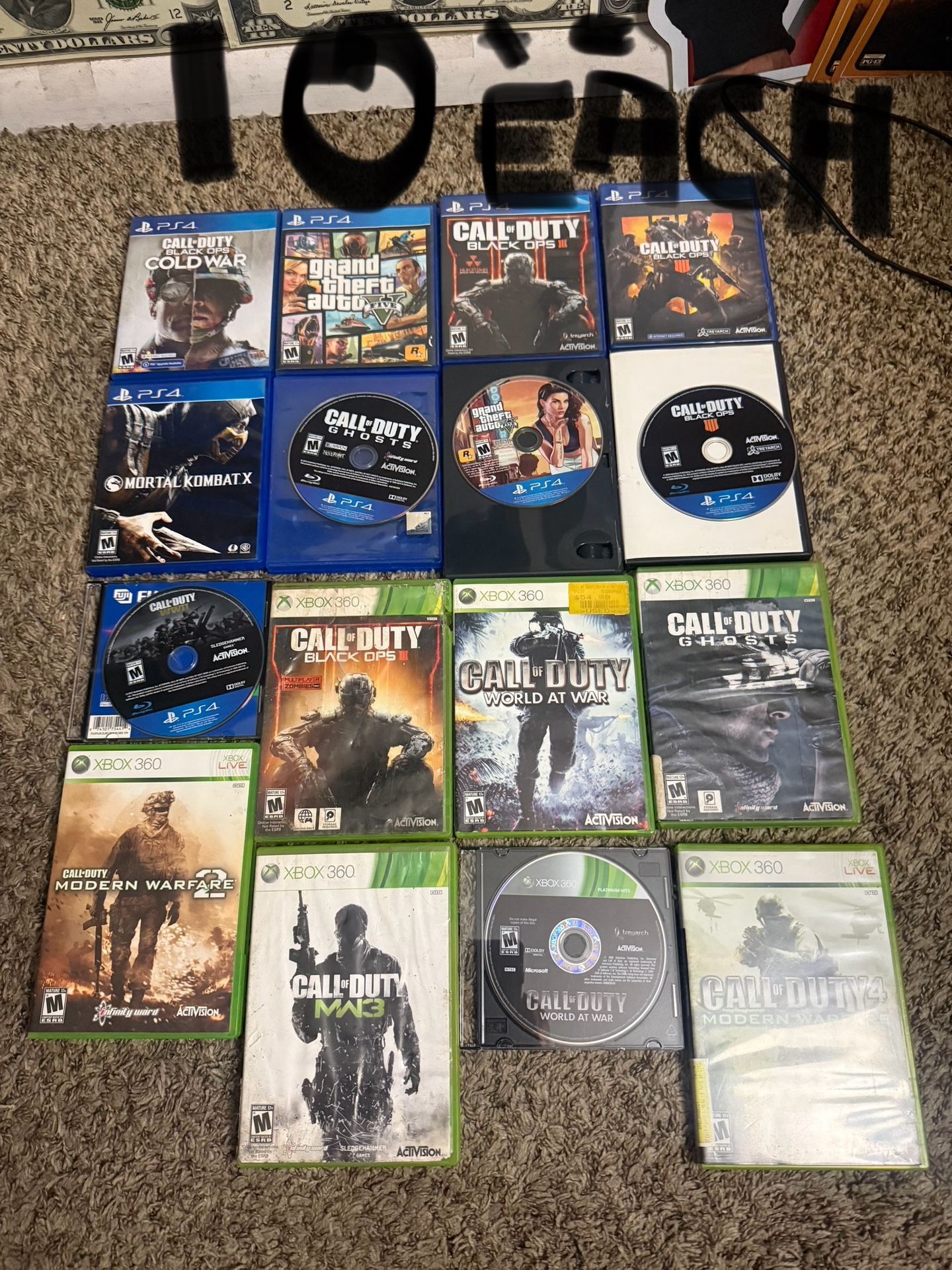 Video Games $10 EACH PC,PS4,,PS3,PS2,PS1,Xbox360,DS Swipe Left ππ½ For Pictures