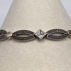 925 Vintage Marcasite Bracelet 