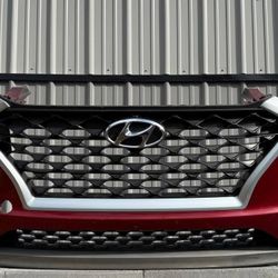 2019 2020 HYUNDAI TUCSON FRONT BUMPER COVER OEM + ORIGINAL RADIATOR GRILLE + LOWER VALANCE + EMBLEM