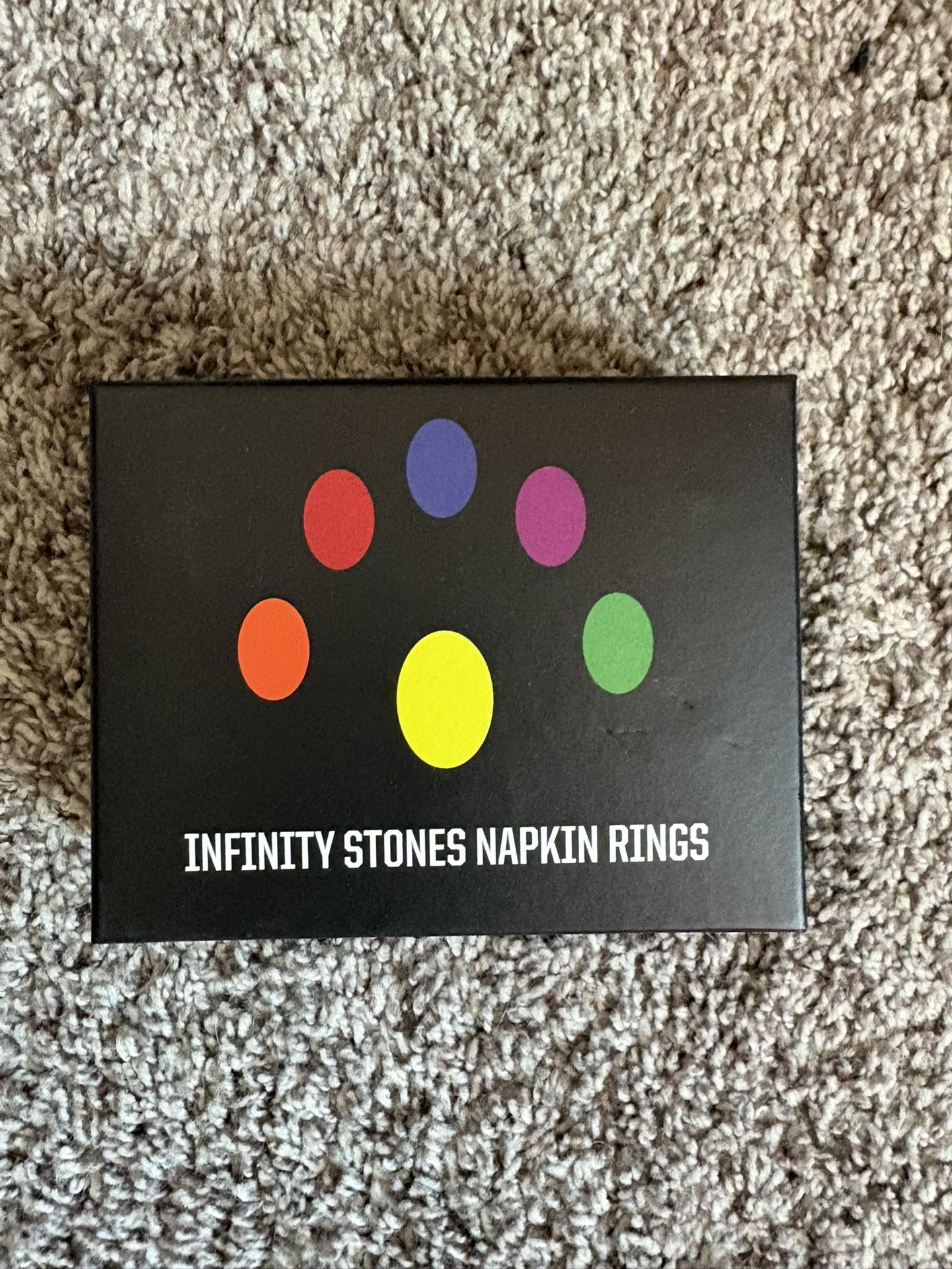 Marvels Infinity Stones Napkin Rings