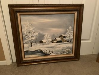 Framed Oil Painting 