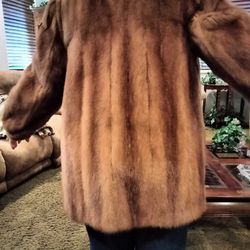 Mink jackets one is a Sega mink one is a hopper mink one is medium one is small they are $200 each they're perfect