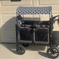 WonderFold W4 Luxe Pro 4-Seater Stroller Wagon – Loaded with Upgrades