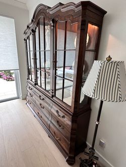French Country China Cabinet
