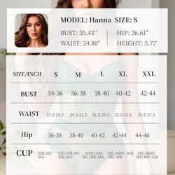 Avidlove Women Sexy Lingerie Sheer Lace Bodysuit V Neck Teddy Lingerie One Piece Mini Babydoll