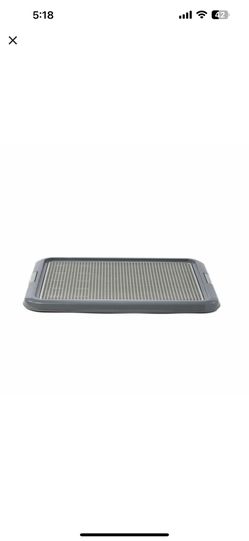 Indoor Dog Toilet Pet Training Pad Trays (Grey)