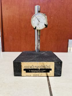 6” x 6” Granite Base Dial Indicator Gage 