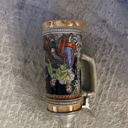 Original Gerzit Beer Garden Scene Large Beer Stein