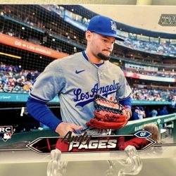 Andy Pages Dodgers Topps Stadium Club Rookie 