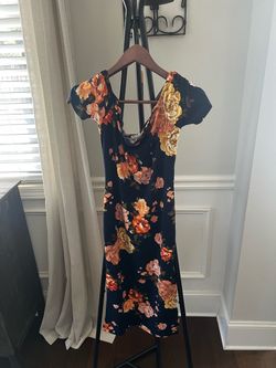 Midi floral dress