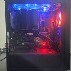 PC + free Duel monitors, mixer, mouse, microphone