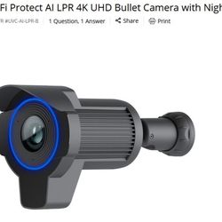 Unifi AI LPR Camera