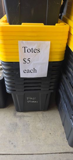 27 Gallon Storage Totes Bins CHEAP!! $5