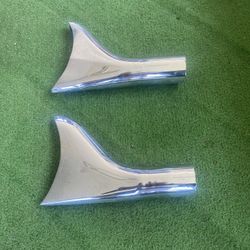 Fishtail exhaust tips 