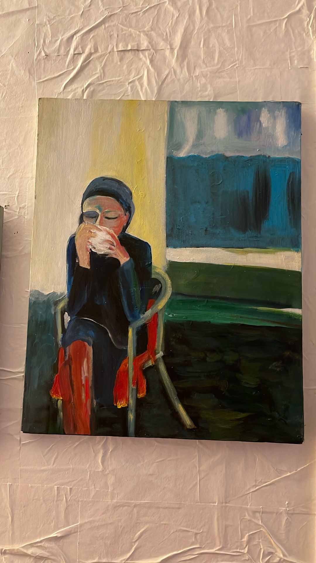 Art 1960s Reproduction Oil Painting 