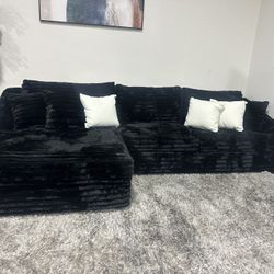 Black Sectional 