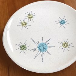 Vintage Atomic Age, MCM Single Plate.