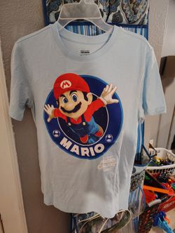Mario T Shirt Boys 10/12