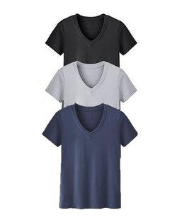 SHOWITTY V-Neck Short Sleeve T Shirt 3XL 3Pack