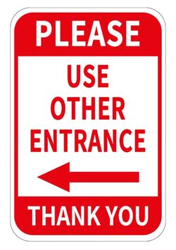 Entrance Sign Aluminum