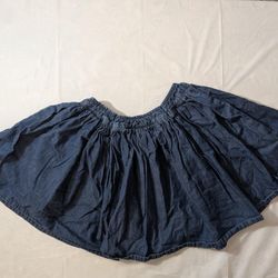LANDS'END, skirt, navy blue, size 7-8