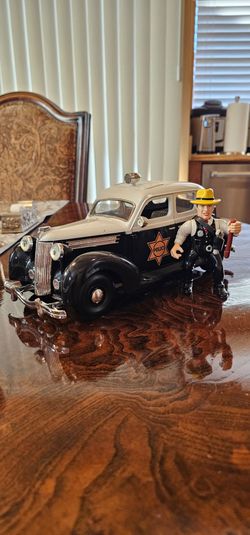 1990 Dick Tracy Coppers & Gangsters Police Squad Car & Figure Disney Playmates / Collectible / Vintage / Man Cave / Toy / Collector / HTF / Retro