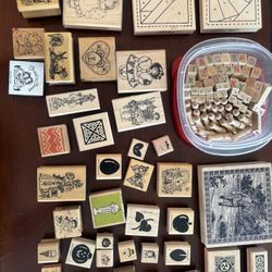 100+ Rubber Stamps