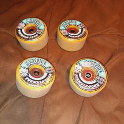 Spitfire Wheels With Reds Bearings 