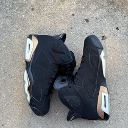 JORDAN 6 DMP SZ 10.5 LIGHTLY WORN/NO BOX