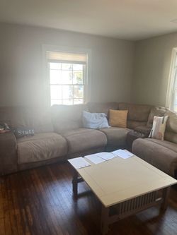 couches and coffee table