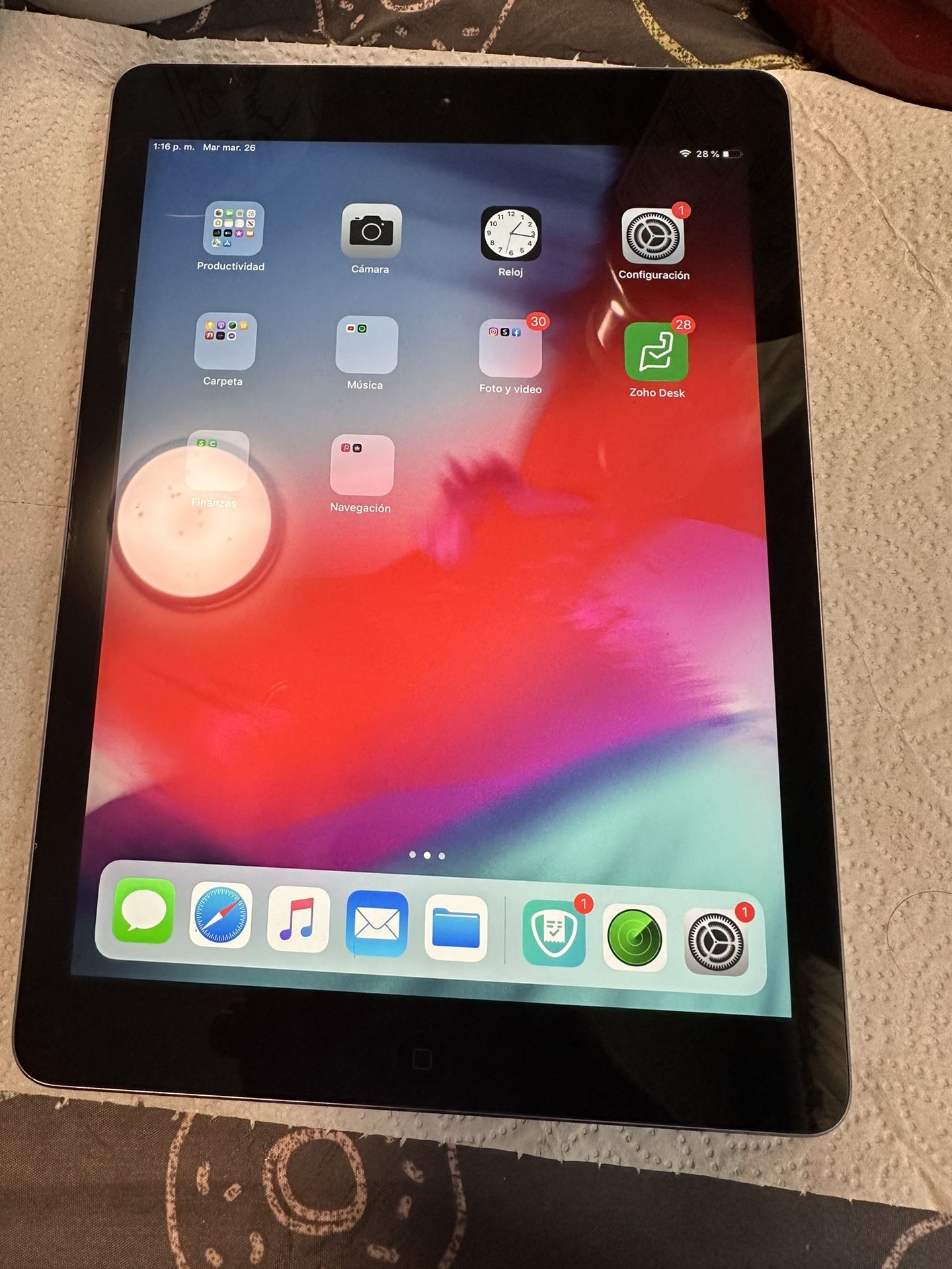 Ipad Air MD785LL/B 16 gb wifi