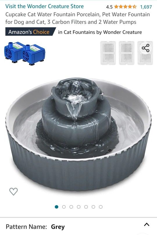 Brand New Ceramic Cat Water Fountain
