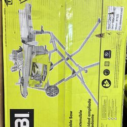 RYOBI 15 Amp 10 in. Expanded Capacity Portable Corded Table Saw With Rolling Stand