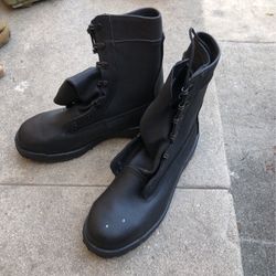 Belleville Black Leather Boots