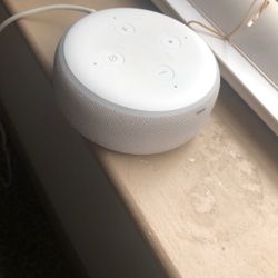 White Amazon Alexa 3rd Gen 